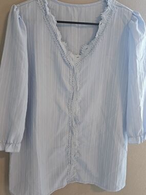 jason maxwell Light Blue Women's Sweater